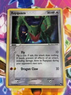 Rayquaza 3/17 Series 1 Pokemon Organized Play Holo Rare Promo Card - Image 1