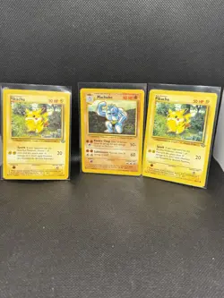 Pokemon TCG Base Set & Team Rocket 13 Card Lot - Charmeleon, Raichu, Pikachu - Image 3