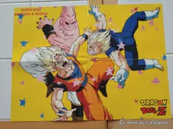 Grand Poster Dragon Ball Z Card Goku Buu Vegeta Gotenks Ghost mangas vintage - Image 2