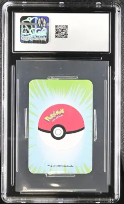 1999 POKEMON MINI PLAYING CARDS GREEN DECK MEWTWO 7 of Spades CGC 10 GEM MINT - Image 2