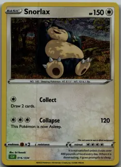 Snorlax foil Classic Collection Trading Card Game Classic 016/034 NM - Image 1
