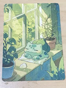 Japanese ART STYLE Bulbasaur Fan Full Art Pokemon Custom Card/perfect bookmark - Image 3