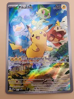 Pikachu 027 Sv: Scarlet & Violet Promo Cards Holo Near Mint (NM) - Image 2