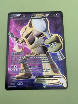 Alakazam EX 117/124 XY Fates Collide 2016 Full Art Pokemon Card TCG LP - Image 3