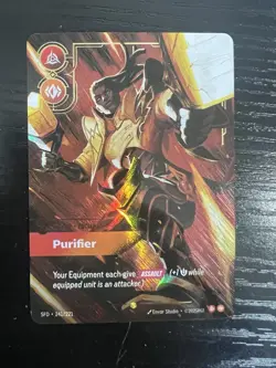 League of Legends Purifier (241/221) Character Card Envar Studio Holo Foil NM - Image 1