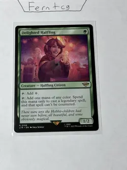 Magic Delighted Halfling Rare NM The Lord of the Rings Ships Same Day! - Image 1