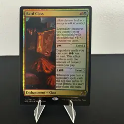 MTG Foil Adventures in the Forgotten Realms AFR Bard Class MINT - Image 1