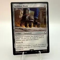 Magic The Gathering Fallout Swiftfoot Boots Regular NM - Image 1