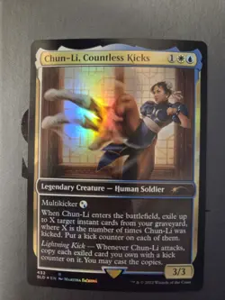 Magic Chun-Li Countless Kicks Secret Lair Drop Foil Legendary Human Soldier 432 - Image 1