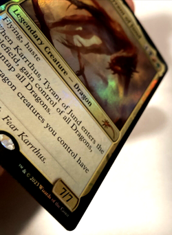 MTG Karrthus, Tyrant of Jund FOIL Secret Lair Drop 1250 NM - Image 3