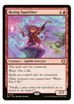 1x MTG Hexing Squelcher - Lorwyn Eclipsed Rare! NM Mint! - Image 1