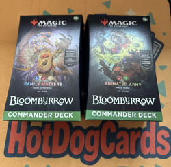 MTG Bloomburrow Commander Deck Lot – Animated Army + Family Matters – NEW/SEALED - Image 1