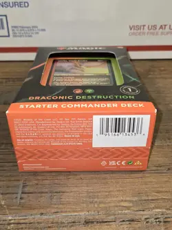 NEW SEALED Magic the Gathering MTG Starter Commander Deck - Draconic Destruction - Image 3