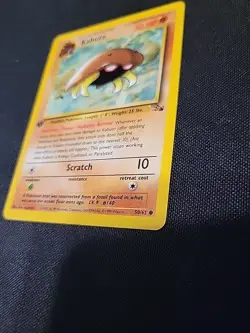 Pokemon TCG - Kabuto 50/62 Common Fossil 1st Edition - - Image 2