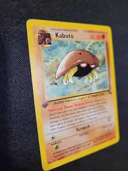 Pokemon TCG - Kabuto 50/62 Common Fossil 1st Edition - - Image 3
