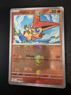 Victini (Master Ball Pattern) 012/086 - Pokemon TCG - Black Bolt Reverse Holo - Image 1