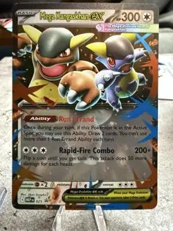 Pokemon TCG: Mega Evolution - Mega Kangaskhan ex (MEP-025) Black Star Promo - Image 1