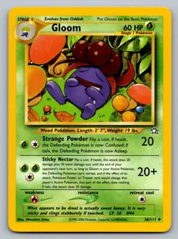 Pokemon TCG Neo Genesis Gloom 036/111 - Image 1