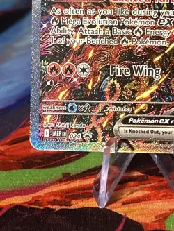 2025 POKEMON MEP EN-ME BLACK STAR PROMO 024 ORICORIO EX MEGA CHARIZARD UPC NM/M - Image 5