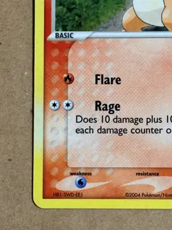 2004 POKEMON EX RED & GREEN #113/112 CHARMANDER HOLO - SECRET RARE - MINT - Image 4