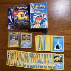 Pokemon OPENED Gym Heroes Misty Theme Deck! OPENED GREAT Condition - Image 1