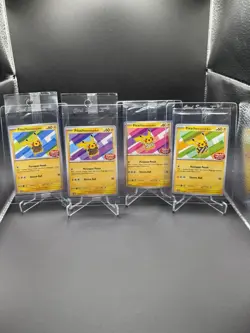 SEALED SET - 4 Pikachu Batik Indonesia Promo Pokemon 101/SV-P 155 154 190/SV-P - Image 1
