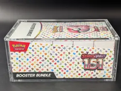 Pokemon 151 SV3.5 Booster Bundle Display Factory Sealed Case W/Acrylic Case - Image 4