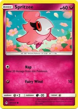 4x NM-Mint Spritzee - 141/214 - Common Pokemon Unbroken Bonds - Image 1