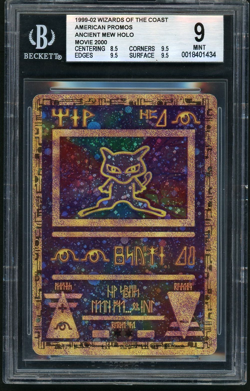 Pokemon Ancient Mew 1999-02 Wizards of the Coast American Promos HOLO BGS 9 - Image 1
