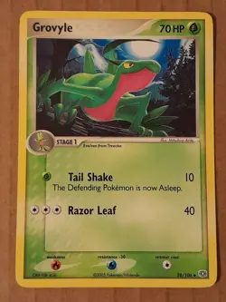 Pokemon Grovyle 28/106 ex Emerald NM See Pictures - Image 1