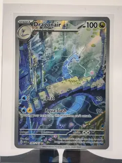 2023 Pokemon TCG Scarlet & Violet 151 Dragonair 181/165 Illustration Rare NM - Image 2