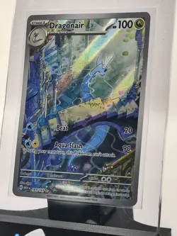 2023 Pokemon TCG Scarlet & Violet 151 Dragonair 181/165 Illustration Rare NM - Image 4