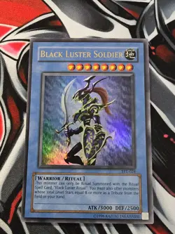YUGIOH! BLACK LUSTER SOLDIER - ULTRA RARE • SYE-024 • UNLIMITED • NM - Image 1