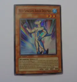 Neo-Spacian Aqua Dolphin POTD-EN003 (Super Rare, 1st Edition, Excellent / VLP) - Image 1