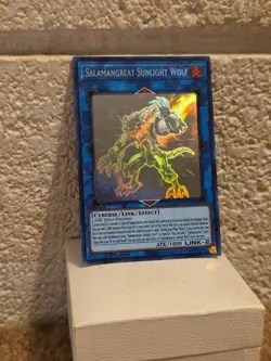 Yu-Gi-Oh! TCG Salamangreat Sunlight Wolf LD10-EN000 Ghost Rare 1st Edition LP - Image 1