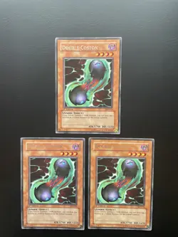 Yugioh Double Coston AST-078 Rare 1st Edition MP/HP X3 - Image 1