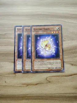 Yu-Gi-Oh! - Electric Virus 3X - Complete Playset - Image 1