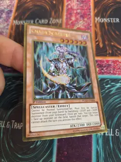 Yugioh Chaos Sorcerer PGLD-EN084 Gold Rare 1st Edition Near Mint - Image 2