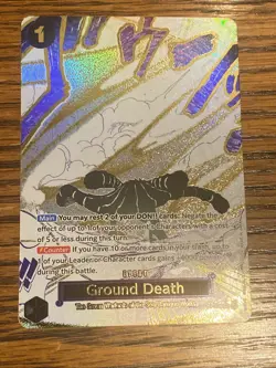 Ground Death Alt Art Card OP14-096 NM-M One Piece The Azure Sea's Seven English - Image 1
