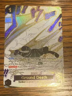 Ground Death Alt Art Card OP14-096 NM-M One Piece The Azure Sea's Seven English - Image 2