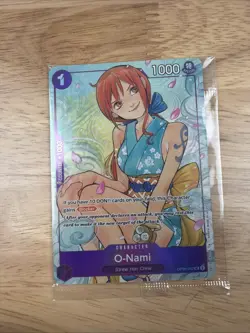 O-Nami OP05-062 SR Full Art - One Piece Illustration Box Vol. 1 PROMO- Sealed - Image 1