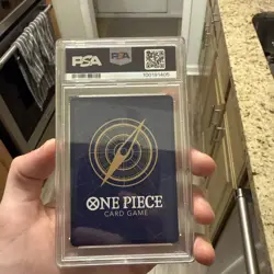 One Piece TCG PSA 10 Silvers Rayleigh Manga Alt Art English Two Legends OP08 - Image 2