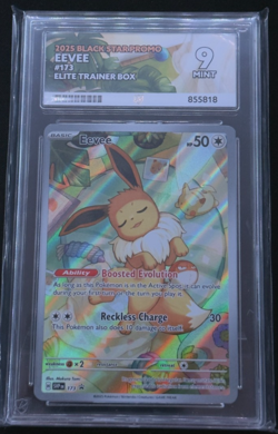 Eevee SVP 173 Promo Ace 9 Mint Ace Label Graded Pokemon Card #2 - Image 1