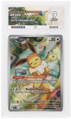 Eevee SVP 173 Promo Ace 9 Mint Ace Label Graded Pokemon Card #2 - Image 3