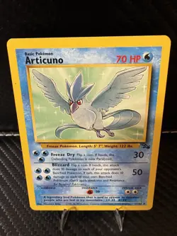 Articuno 17/62 Fossil Non Holo Rare WOTC 1999 Pokemon Card LP Vintage - Image 1