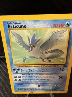Articuno 17/62 Fossil Non Holo Rare WOTC 1999 Pokemon Card LP Vintage - Image 2