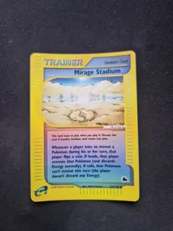 Mirage Stadium 132/144 Skyridge Reverse Holo Pokemon Card WOTC - NM - Image 1