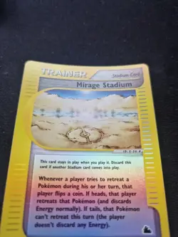Mirage Stadium 132/144 Skyridge Reverse Holo Pokemon Card WOTC - NM - Image 4