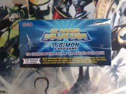 Digimon Card Game Classic Collection Booster Box of 24 Packs Sealed New - Image 4