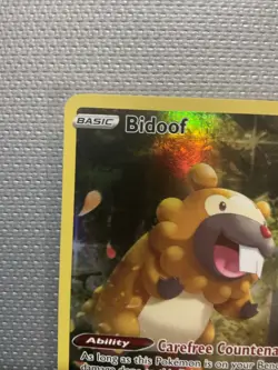 Pokemon TCG Bidoof Holo Ultra Rare Card Crown Zenith: Galarian Gallery GG29/GG70 - Image 2